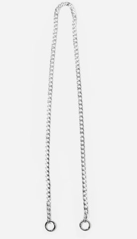 Acrylic Chain Link Bag Strap - Silver