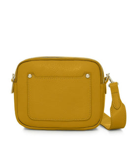 Zara Leather Cross body Bag - Mustard Yellow