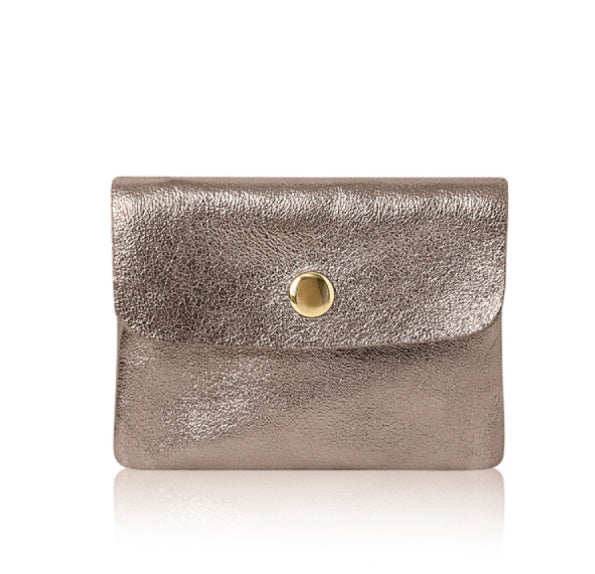 Small Leather Purse - Bronze