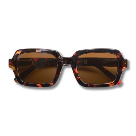 Square Shaped Tortoiseshell Sunglasses